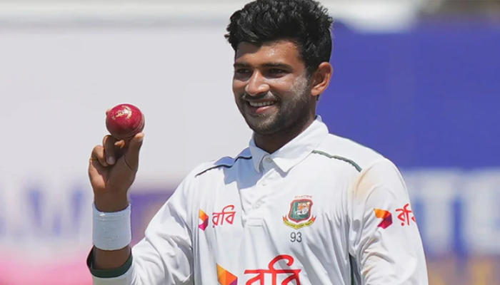 শ্রীলঙ্কার বিপক্ষে ৫ উইকেট শিকার, আল্লাহর কৃতজ্ঞতায় নাঈম হাসান শ্রীলঙ্কার বিপক্ষে ৫ উইকেট শিকার, আল্লাহর কৃতজ্ঞতায় নাঈম হাসান