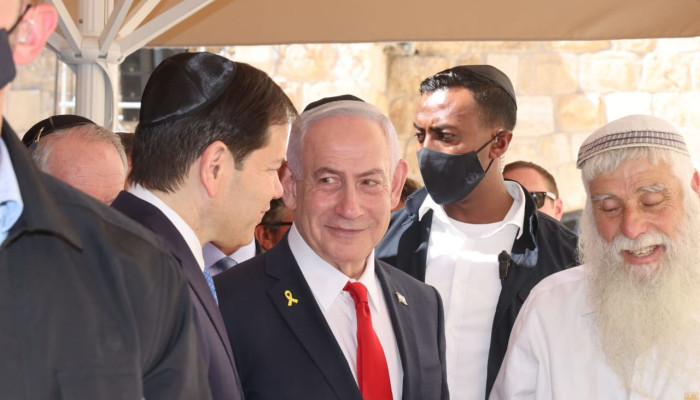 পশ্চিম তীরে দখল প্রক্রিয়া নিয়ে ইসরায়েলে মার্কো রুবিও