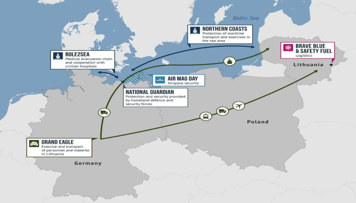 লিথুয়ানিয়ায় ন্যাটোর বৃহৎ সামরিক মহড়া শুরু