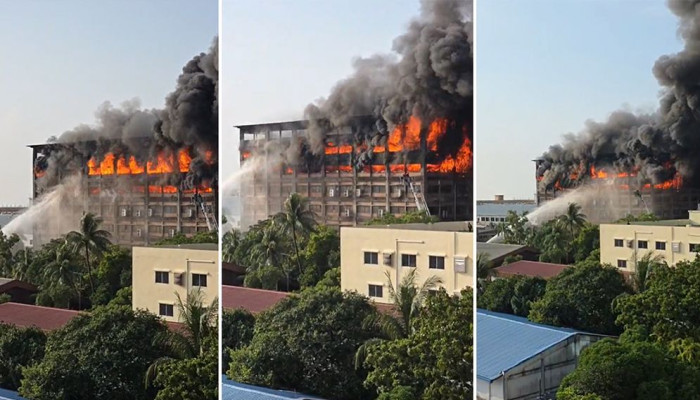 চট্টগ্রাম ইপিজেডে ভয়াবহ অগ্নিকাণ্ড, দুটি কারখানা ক্ষতিগ্রস্ত