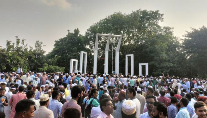 ২০ শতাংশ বাড়িভাড়ার দাবিতে টানা নবম দিনের আন্দোলন এমপিও শিক্ষকদের ২০ শতাংশ বাড়িভাড়ার দাবিতে টানা নবম দিনের আন্দোলন এমপিও শিক্ষকদের