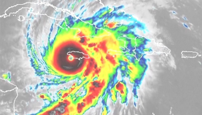 জ্যামাইকার পর ঘণ্টায় ১২৫ মাইল বেগে কিউবার দিকে এগোচ্ছে হারিকেন মেলিসা জ্যামাইকার পর ঘণ্টায় ১২৫ মাইল বেগে কিউবার দিকে এগোচ্ছে হারিকেন মেলিসা