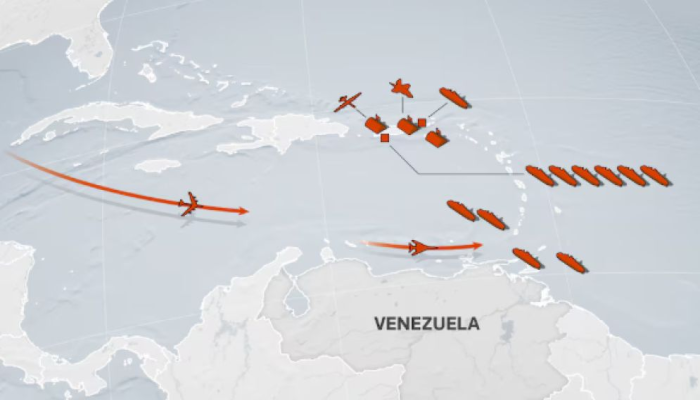 ক্যারিবিয়ানজুড়ে যুক্তরাষ্ট্রের সামরিক তৎপরতা: ভেনেজুয়েলাকে ঘিরে নতুন উত্তেজনা