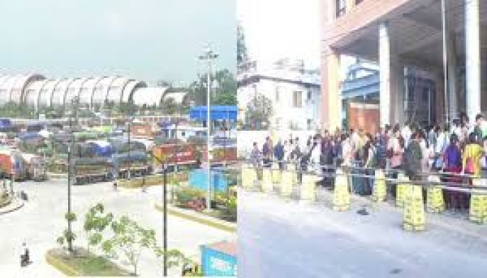 বেনাপোল বন্দরে বিপজ্জনক রাসায়নিকসহ জমে থাকা ১২ হাজার টন পণ্য, বাড়ছে অগ্নি ও নিরাপত্তা ঝুঁকি