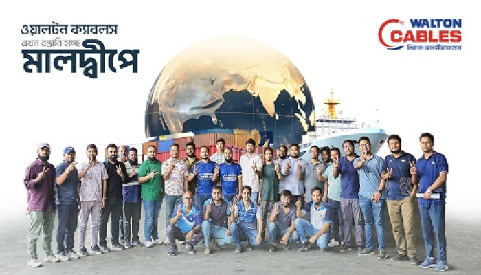 ওয়ালটন ক্যাবলস মালদ্বীপে বাজারজাত, আন্তর্জাতিক রপ্তানি শুরু