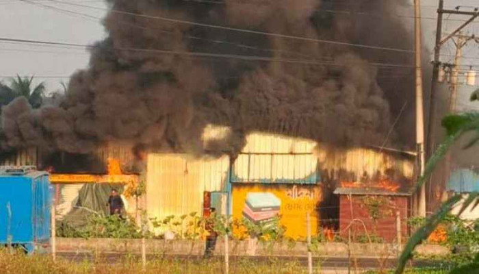 ফেনীতে ফোম কারখানায় ভয়াবহ অগ্নিকাণ্ড, মালিকের কোটি টাকার ক্ষতি