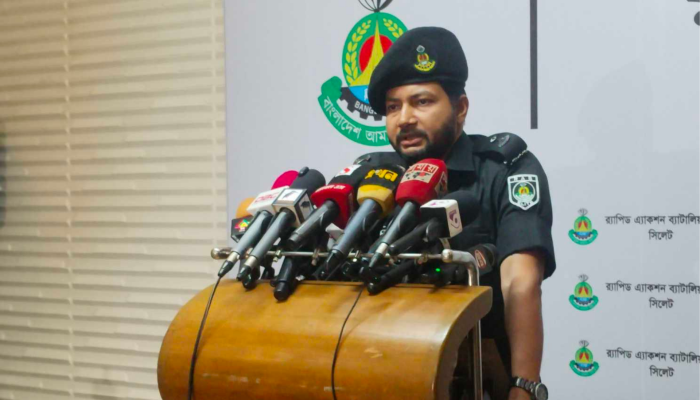 সিলেট ও ব্রাহ্মণবাড়িয়ায় ১৫ মাসে বিপুল অস্ত্র ও বিস্ফোরক উদ্ধার, র‍্যাব অভিযান জোরদার