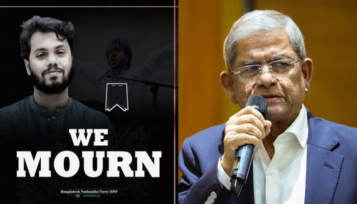 হাদির মৃত্যুতে সহিংসতা: সরকারকে পূর্ণ দায়িত্ব নেওয়ার আহ্বান মির্জা ফখরুলের