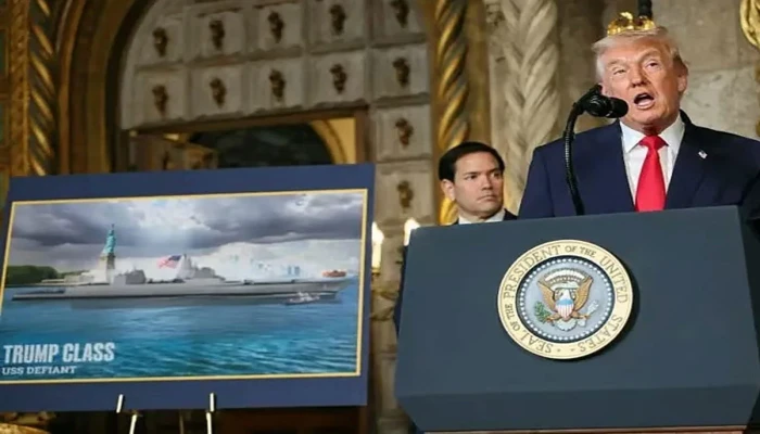 ট্রাম্প ক্লাস যুদ্ধজাহাজ তৈরির ঘোষণা, ইতিহাসের সবচেয়ে শক্তিশালী রণতরীর দাবি যুক্তরাষ্ট্রের