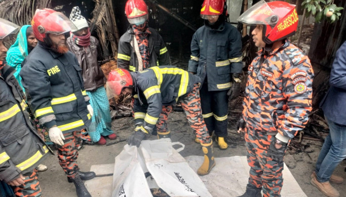 বাগেরহাটে ঝুপড়ি ঘরে আগুনে পুড়ে বৃদ্ধার মৃত্যু, মশার কয়েল থেকে সূত্রপাতের ধারণা