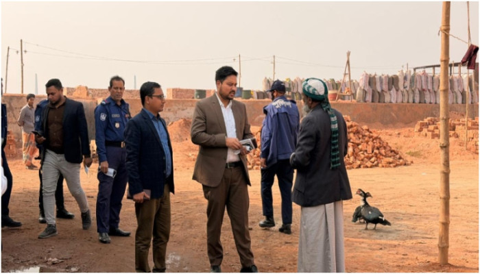 অবৈধভাবে পরিচালিত ইটভাটার বিরুদ্ধে অভিযান, নারায়ণগঞ্জে জরিমানা ২ লাখ টাকা