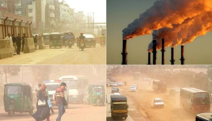 সাতসকালে বায়ুদূষণে আবারও শীর্ষে ঢাকা, বাতাস ‘অস্বাস্থ্যকর’ পর্যায়ে