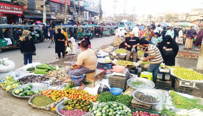 চাতরি চৌমুহনী বাজারে অবৈধ স্থাপনা, গাড়ির স্ট্যান্ড