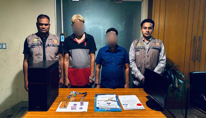 যুক্তরাষ্ট্র দূতাবাসে চাকরির নামে প্রতারণা, মিরপুরে গ্রেফতার ২