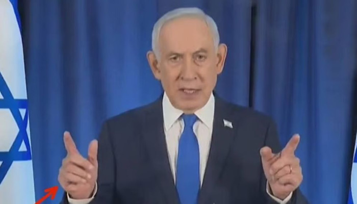 নেতানিয়াহুর ভিডিওতে ‘ছয় আঙুল’ নিয়ে বিতর্ক, এআই নাকি অপটিক্যাল ইলিউশন?