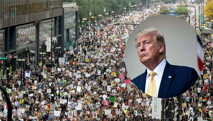 যুক্তরাষ্ট্রে ‘নো কিংস’ আন্দোলনের ডাক: ট্রাম্পের নীতিতে উত্তাল হচ্ছে আমেরিকা