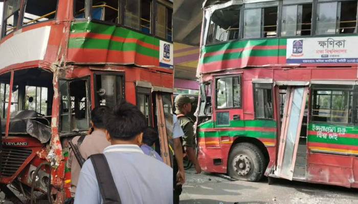 তেজগাঁওয়ে ঢাবির বাস দুর্ঘটনায় একাধিক শিক্ষার্থী আহত, হাসপাতালে চিকিৎসা চলছে