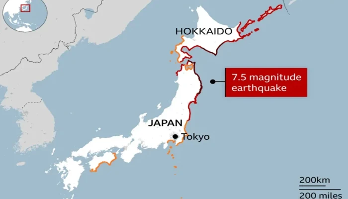 দ্বিতীয় বড় ভূমিকম্পের আশঙ্কায় উচ্চ সতর্কতায় জাপান