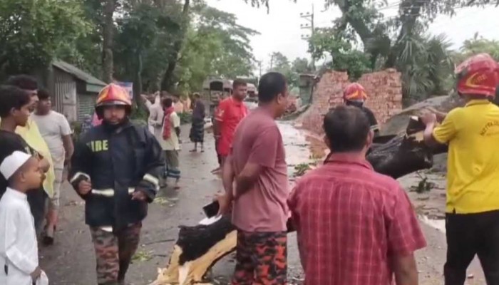 আড়াইহাজারে কালবৈশাখীর তাণ্ডব: বজ্রপাতে কৃষকের মৃত্যু, ক্ষতিগ্রস্ত শতাধিক ঘরবাড়ি