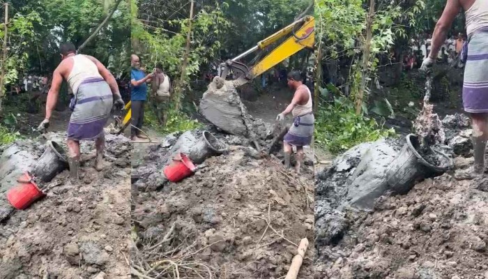 সোনাইমুড়ীতে জমি বিরোধে মা-ছেলে হত্যা, দুই বছর পর পুকুর থেকে কঙ্কাল উদ্ধার