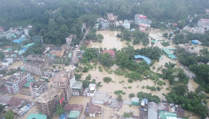 বান্দরবানে বন্যার ধাক্কা: ৭০% এলাকা প্লাবিত, ক্ষতিগ্রস্ত হাজারো পরিবার