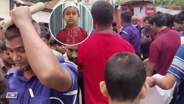 দায়িত্ব পালনে গিয়ে নিজের সন্তানের মরদেহ পেলেন পুলিশ সদস্য