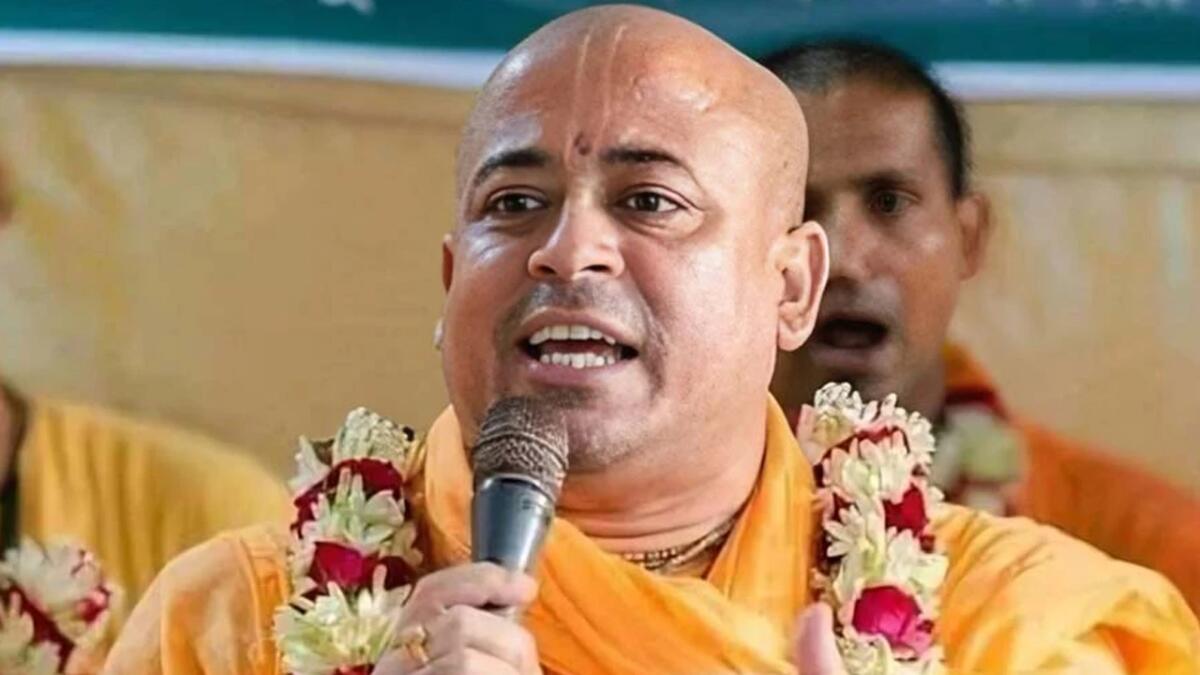 রাষ্ট্রদ্রোহ মামলায় জামিন পেলেন চিন্ময় কৃষ্ণ দাস