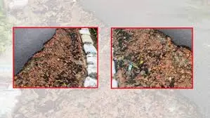 সংস্কারের এক মাসেই খালে ধস, ভেঙে পড়ল ৮০ লাখ টাকার সড়ক