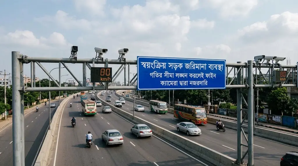 ঢাকা-চট্টগ্রাম মহাসড়কে চালু AI অটো ফাইন সিস্টেম