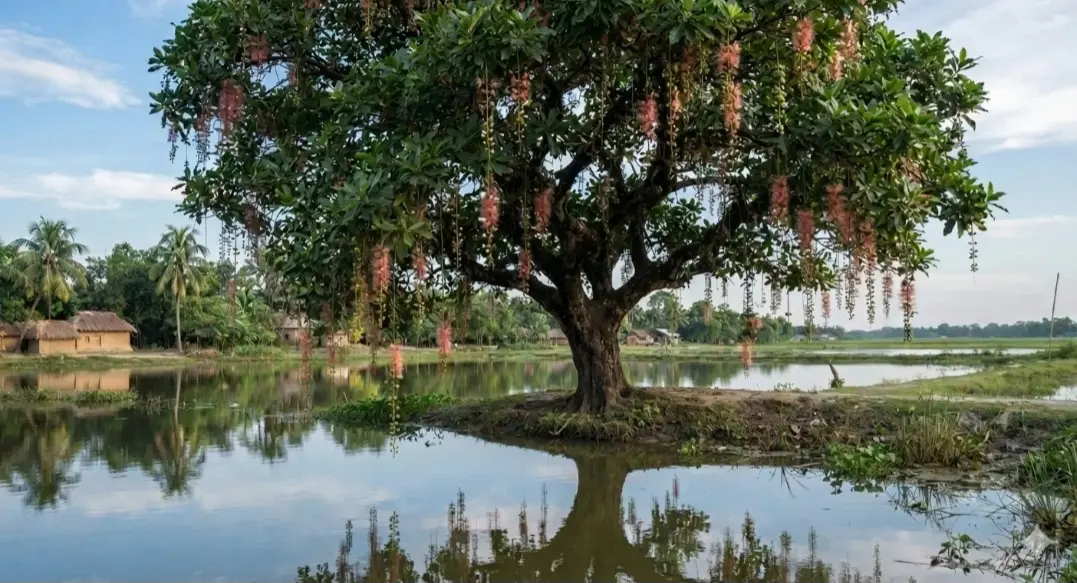 বর্ষার পানিতেও অটুট হিজল, রয়েছে পানির মধ্যে টিকে থাকার ক্ষমতা