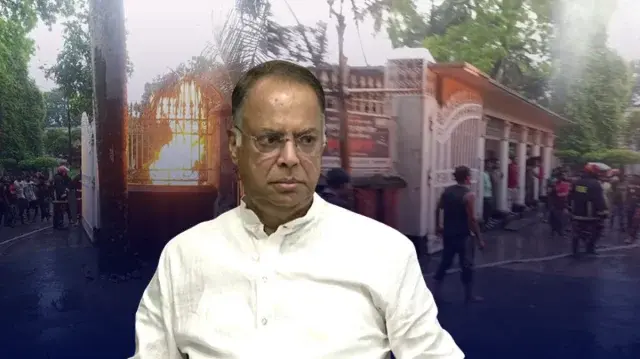 বজ্রপাতে জ্বালানিমন্ত্রীর সিরাজগঞ্জ বাসভবনের গ্যাস রাইজারে আগুন