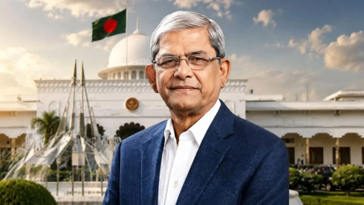গার্ড অব অনারে বঙ্গভবনে উঠলেন রাষ্ট্রপতি মির্জা ফখরুল