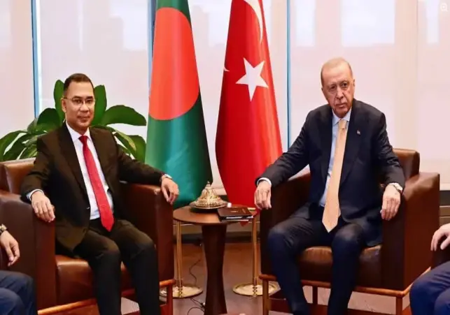 নিউইয়র্কে প্রধানমন্ত্রী তারেক রহমান ও  এরদোয়ানের বৈঠক