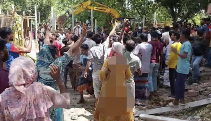 গাজীপুরে সংরক্ষিত বনভূমি দখলমুক্ত, উচ্ছেদ করা হলো দুই শতাধিক অবৈধ স্থাপনা