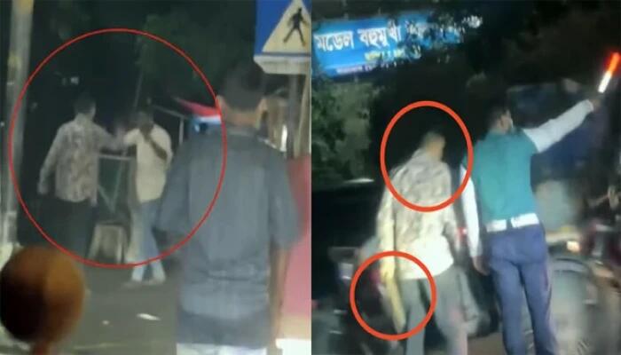 চাপাতি হাতে ব্যাগ ছিনিয়ে পুলিশের সামনেই হেঁটে গেলো ছিনতাইকারী, ভিডিও ভাইরাল