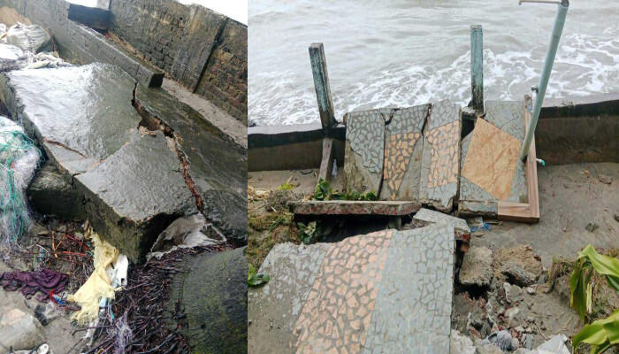 ভাঙনের আতঙ্কে সেন্টমার্টিন, নৌযান বন্ধে তীব্র খাদ্য সংকটে দ্বীপবাসী