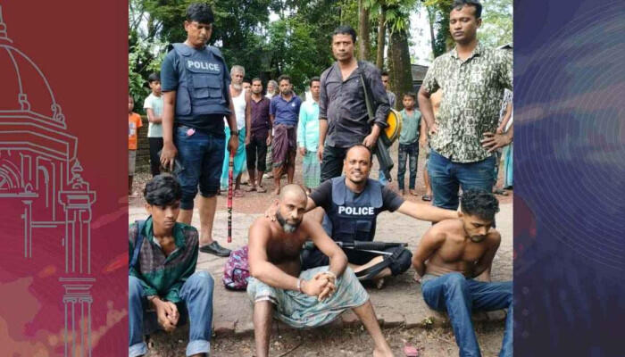 বরিশালে শীর্ষ সন্ত্রাসী রাসেল ও তিন সহযোগী গ্রেফতার, অস্ত্র-ইয়াবা উদ্ধার