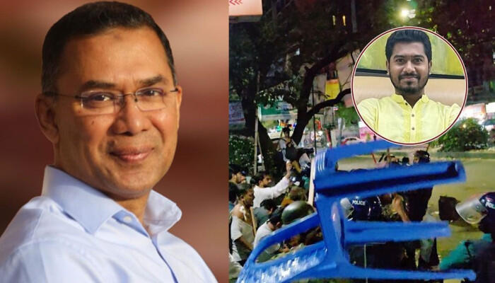 কাকরাইল সংঘর্ষে ডাকসুর সাবেক ভিপি নুরের সুস্থতা চেয়ে ঘটনা তদন্তের দাবি তারেক রহমানের