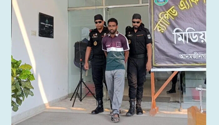 র‍্যাবের ওপর হামলার ঘটনায় পলাতক সিদ্ধিরগঞ্জের শীর্ষ সন্ত্রাসী সাহেব আলী গ্রেফতার