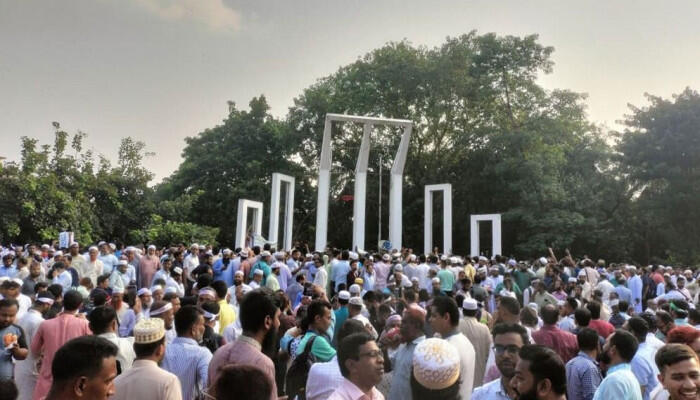 ২০ শতাংশ বাড়িভাড়ার দাবিতে টানা নবম দিনের আন্দোলন এমপিও শিক্ষকদের
