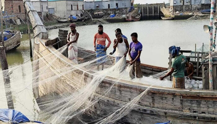 ইলিশ ধরায় ২২ দিনের নিষেধাজ্ঞা শেষ আজ মধ্যরাতে