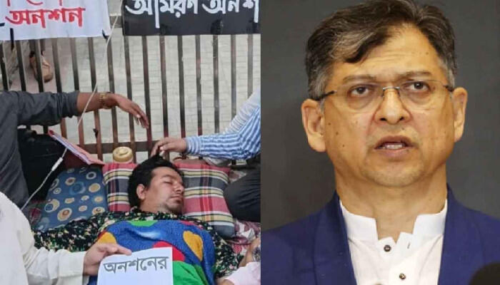অনশনরত আমজনতা পার্টির তারেকের খোঁজ নিতে যাচ্ছেন বিএনপি নেতা সালাহউদ্দিন
