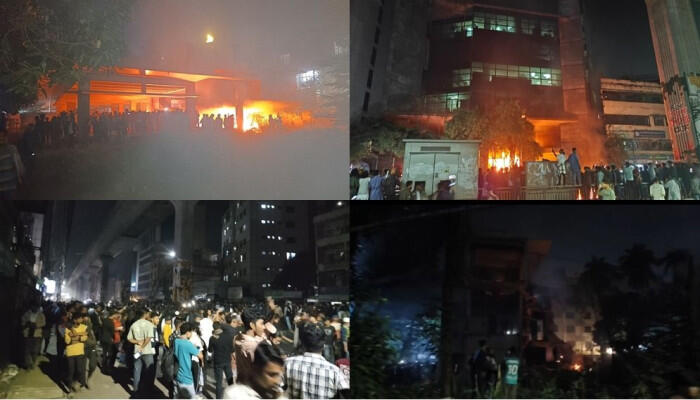 হাদি হত্যার প্রতিবাদে উত্তাল দেশ, রাজপথে বিক্ষোভ-অগ্নিসংযোগ