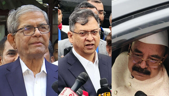 শাহজালাল বিমানবন্দরে তারেক রহমানকে স্বাগত জানাতে মির্জা ফখরুলসহ বিএনপির স্থায়ী কমিটির নেতারা