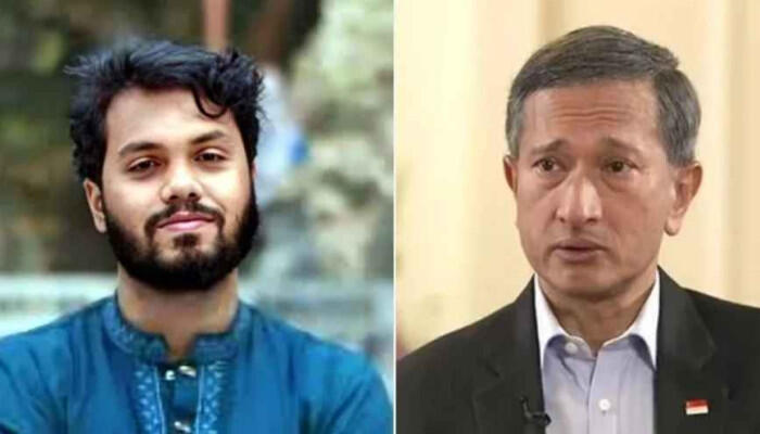 ওসমান হাদির মৃত্যুতে সিঙ্গাপুরের পররাষ্ট্রমন্ত্রীর গভীর শোক