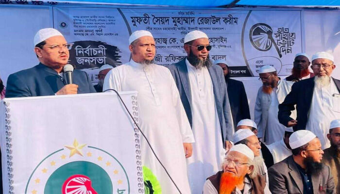 দেশপ্রেমের কথা বলে গোপনে যুক্তরাষ্ট্রের সঙ্গে বৈঠকের অভিযোগ চরমোনাই পীরের
